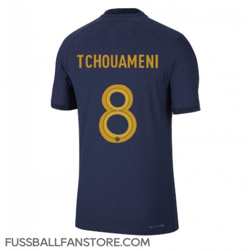 Frankreich Aurelien Tchouameni #8 Replik Heimtrikot WM 2022 Kurzarm